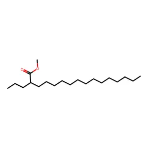 Methyl 2-propylhexadecanoate structure