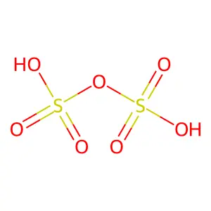 焦硫酸 structure