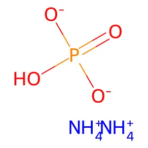 磷酸氢二铵 structure