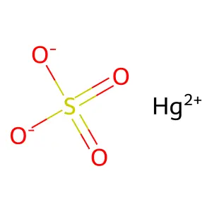 硫酸汞 structure
