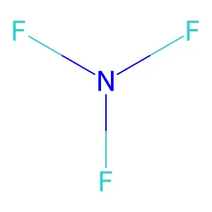 三氟化氮 structure