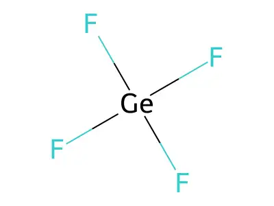 四氟化锗 structure