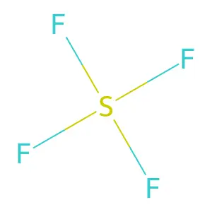 四氟化硫 structure