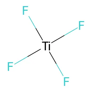四氟化钛 structure