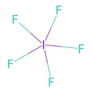 五氟化碘 structure