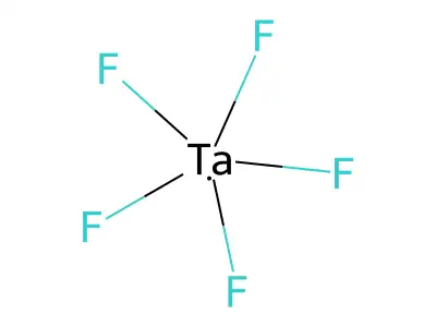 五氟化钽 structure