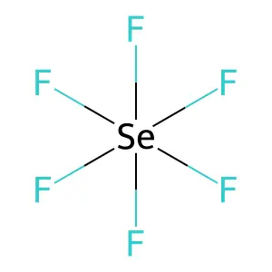 六氟化硒 structure