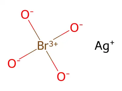 溴酸銀 structure