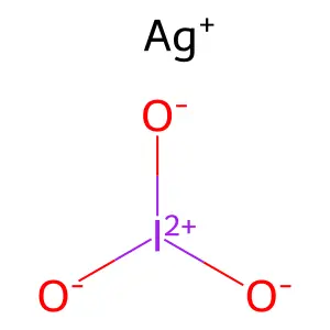 碘酸银 structure