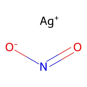 亚硝酸银 structure