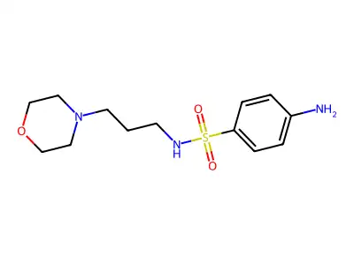 4-amino-N-[3-(morpholin-4-yl)propyl]benzene-1-sulfonamide structure