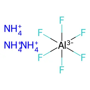 六氟铝酸铵 structure