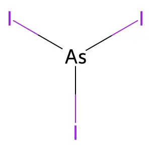 三碘化砷 structure