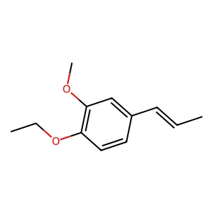 Benzene, 1-ethoxy-2-methoxy-4-(1-propen-1-yl)- structure