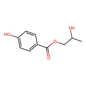 2-Hydroxypropyl 4-hydroxybenzoate structure