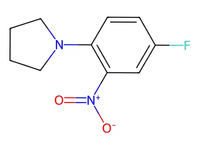 1-(4-Fluoro-2-nitrophenyl)piperidine structure