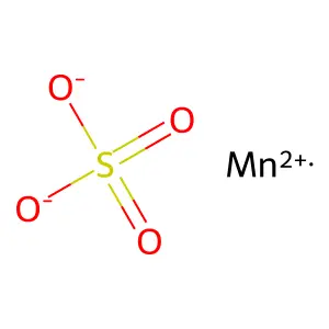 硫酸锰 structure