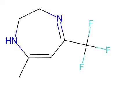 7-Methyl-5-(trifluoromethyl)-2,3-dihydro-1H-1,4-diazepine structure