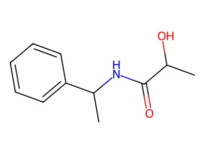 2-羟基-N-(1-苯乙基)丙酰胺 structure
