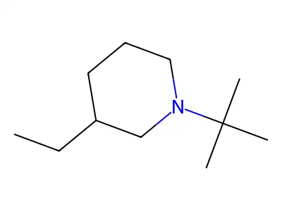 Piperidine, 1-(1,1-dimethylethyl)-3-ethyl- structure