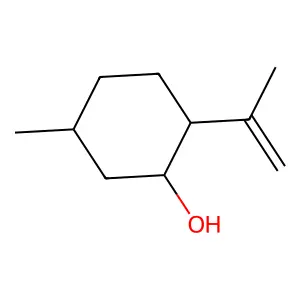 Cyclohexanol, 5-methyl-2-(1-methylethenyl)- structure
