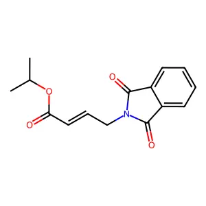 Propan-2-yl 4-(1,3-dioxo-1,3-dihydro-2H-isoindol-2-yl)but-2-enoate structure