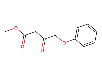 3-Oxo-4-phenoxy-butyric acid methyl ester structure