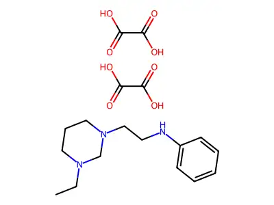C14H23N3.2C2H2O4.3/2H2O structure