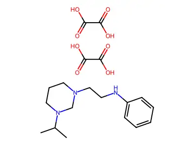 C15H25N3.2C2H2O4.1/2H2O structure