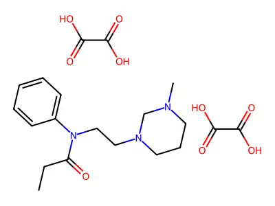 C16H25N3O.2C2H2O4.1/2H2O structure