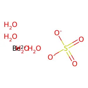 四水合硫酸铍 structure