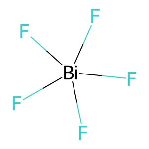 五氟化铋 structure