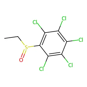 1,2,3,4,5-Pentachloro-6-(ethanesulfinyl)benzene structure
