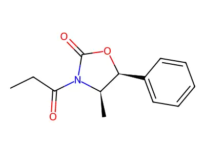 (4R,5S)-4-Methyl-5-phenyl-3-propionyl-2-oxazolidinone structure