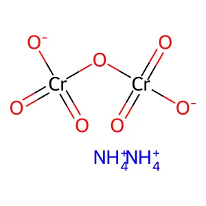 重铬酸铵 structure