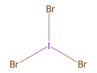 三溴化碘 structure