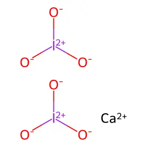 碘酸鈣 structure