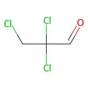 2,2,3-三氯丙醛 structure