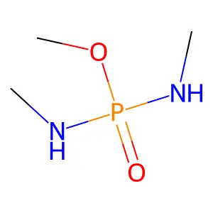 Phosphorodiamidic acid, N,N'-dimethyl-, methyl ester structure