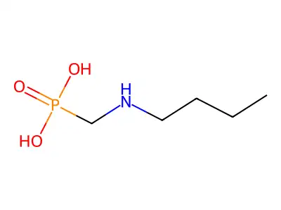 Phosphonic acid, [(butylamino)methyl]- structure