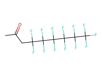 4,4,5,5,6,6,7,7,8,8,9,9,9-Tridecafluorononan-2-one structure