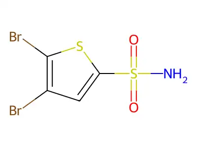 4,5-Dibromothiophene-2-sulfonamide structure