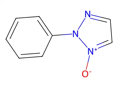 2H-1,2,3-Triazole, 2-phenyl-, 1-oxide structure
