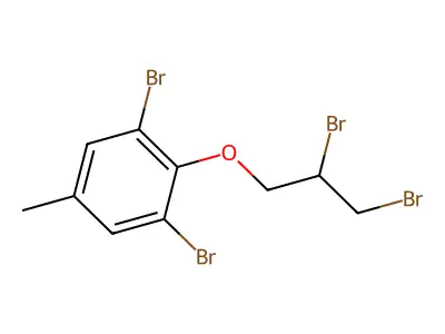 1,3-Dibromo-2-(2,3-dibromopropoxy)-5-methylbenzene structure
