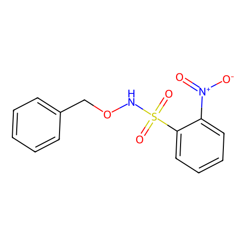 N-(Benzyloxy)-2-nitrobenzenesulfonamide structure