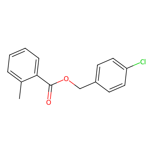 4-Chlorobenzyl 2-methylbenzoate structure