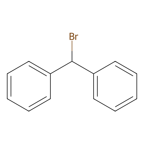 二苯基溴甲烷 structure