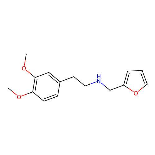 2-(3,4-dimethoxyphenyl)-N-(furan-2-ylmethyl)ethanamine structure
