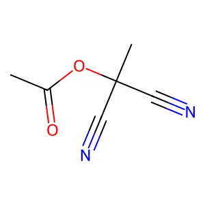 2-乙酰氧基异琥珀二腈 structure