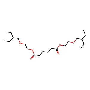 Adipic acid, bis(2-(2-ethylbutoxy)ethyl) ester structure